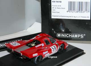 Minichamps 143 Porsche 917K David Piper GP Magny Cours  