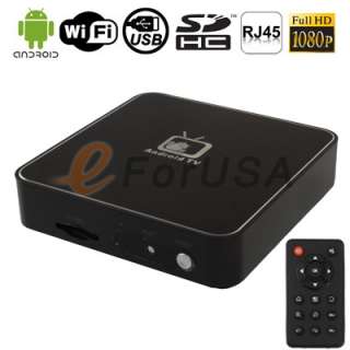1080P Full HD Google Android 2.3 TV Set Top Box WIFI Use Your TV as a 