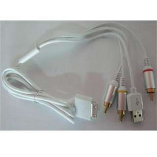 Brand New USB AV TV RCA Audio Video Composite Cable for iPad 2 iPhone 