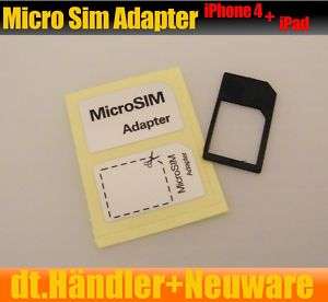 Micro Sim Adapter Schneide Schablone für iPhone 4 iPad  