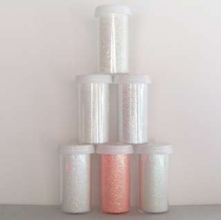   Small Jar GLOW IN THE DARK Rainbow Ultrafine Mix Glitter Powder  