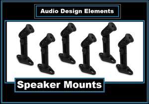 Pack)Black Speaker Wall Ceiling Mount Brackets For Home Theater 