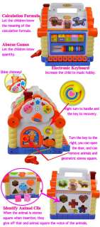 Home Animal Music Blocks Games Electronic Key Light Educational Baby 