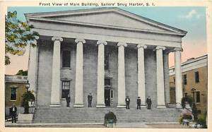 STATEN ISLAND NEW YORK SAILORS SNUG HARBOR 1920S VIEW  