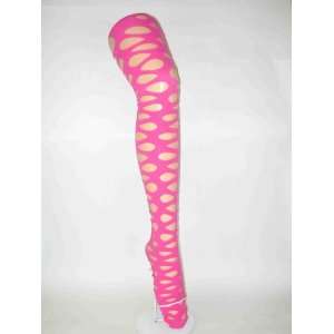 Lochstrumpfhose , Netzstrumpfhose pink  Spielzeug