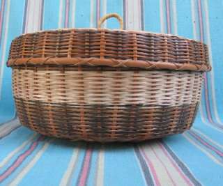 Carib Hand Woven Basket Lid Dominica African FAIR TRADE  