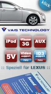 xcarlink USB iPod,  aux adapter Artikel im maxxcount Car 