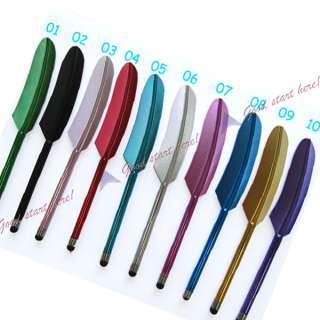 Feather Capacitive Stylus Touch Screen Pen for iPhone 4G 4S 3GS iPod 1 