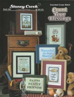 Stoney Creek COUNT YOUR BLESSINGS CROSS STITCH PATTERN  