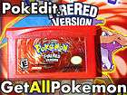 PokEdit FIRERED FIRE RED NEW POKEMON NINTENDO DS GBA Edit