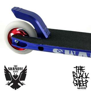 SHADOW LTD CUSTOM FREESTYLE EXTREME STUNT SCOOTER BLUE/RED HAND BUILT 