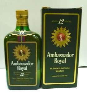 Scotch Whisky AMBASSADOR ROYAL 12yo 75cl con Box  