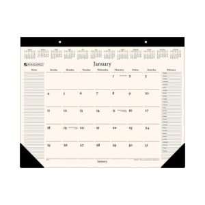  At A Glance Executive Desk Pad Calendar   Black 