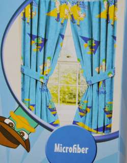 NEW DISNEY PHINEAS & AND FERB WINDOW CURTAINS DRAPES  