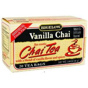 Bigelow Special Blend Vanilla Chai Tea 20 Count  Kitchen 