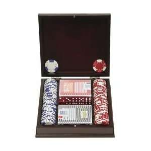  100 Pc Lucky Crown 11.5G Poker Chip Set W/Mahogany Toys 