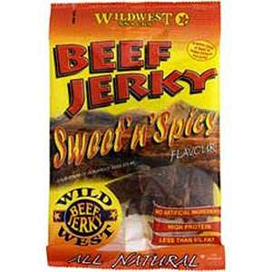 Wildwest Beef Jerky Slab Style Sweet and Spicy 12 x 25g Bag(s)  