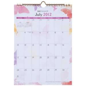  Day Runner Recycled Watercolors Monthly Wall Calendar, 8 1 