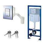 Grohe Fresh Cosmo 4 in 1 Frame & Vitra S20 Wall Hung To