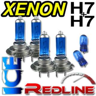 BLUE Xenon High/Low Beam Bulbs H7/H7 BMW 1 Series E87  