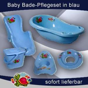 BIECO Baby Badeset Wanne Töpfchen Sitz 5 Farben 5 Teile  