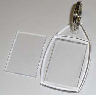100x Blank keyrings, ideal for gifts, promoting your business or 