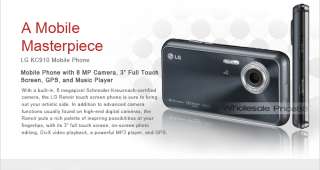 NEW LG KC910 Unlocked RENOIR GSM 8MP Touchscreen LK910  