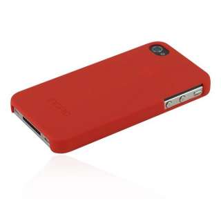 Incipio Feather Case iPhone 4 4S Matte Red   includes screen guards 