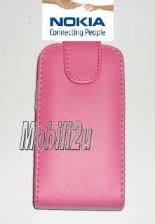 Flip Leather Case Pink Cover Pouch For Nokia X2 01 X201  