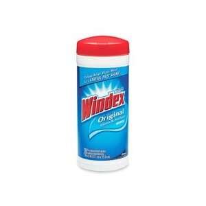 JohnsonDiversey DRACB701106 Windex Wipes  Streak Free Shine  28 Wipes 