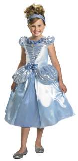 Girls Deluxe Shimmer Cinderella Costume   Cinderella Costumes