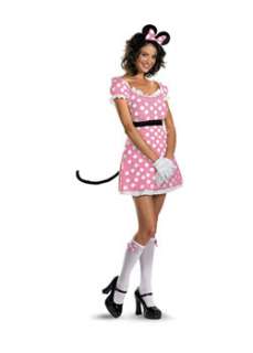 Disney Pink Minnie Mouse Womens Costume Womens Disney Costumes at 