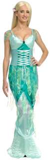 Deluxe Mermaid Costume for Adults with Wig