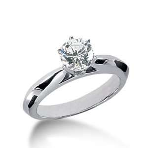  0.25 Ct Diamond Engagement Ring Round Prong Solitaire 14k 