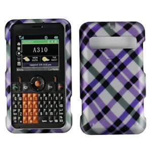   Design Purple Plaid Hard Protector Case Cell Phones & Accessories
