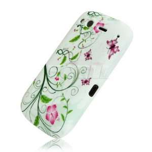   GREEN VINE BUTTERFLY SILICONE GEL CASE FOR HTC DESIRE S Electronics