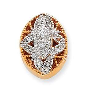  14k Rose Gold Diamond Bracelet Slide Jewelry