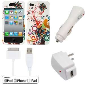   Adapter + USB Home Travel Adapter for AT&T & Verizon Apple iPhone 4S 4