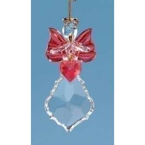 Pack of 2 Birthstone Gifts July Angel Christmas Ornaments  