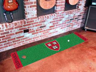 Harvard Crimson Golf Putting Green Runner Floor Mat  