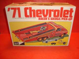 MPC 1971 Chevy Racers Wedge / Pickup Truck Model Car Kit  