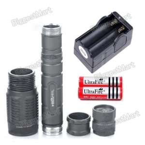   1600 Lumen Flashlight Torch+2PCS Battery+Charger