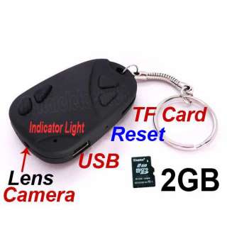 2GB Spy Car Key Hidden Camera DVR Video fob Camcorder  