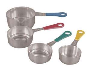 Fox Run set of four measuring cups are made of stainless steel and 