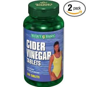  Natures Bounty Cider Vinegar Tablets, 200 Count (Pack of 