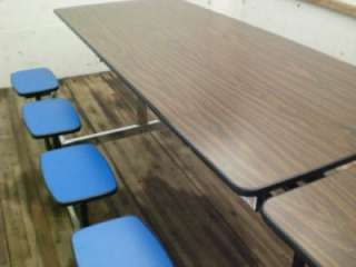 12ft FOLDING CATERING CAFETERIA TABLE w/ SEATS$169 Delivery to Parts 