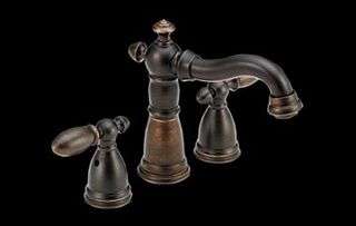   mini widespread lavatory faucet venetian bronze handles not included