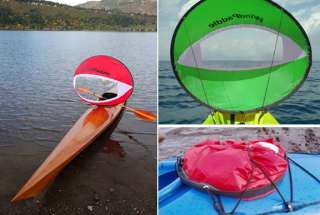 WindPaddle 42 Scout Downwind Popup Canoe Kayak Sail GREEN  