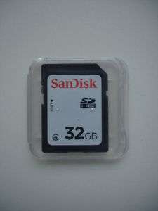 Sandisk 32GB 32 GB SDHC Class 4 Flash Memory Card SD Bk  