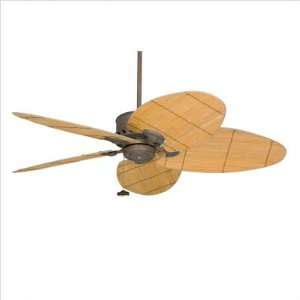 52 Maui Bay Ceiling Fan in Weathered Bronze with Bamboo Blades Finish 